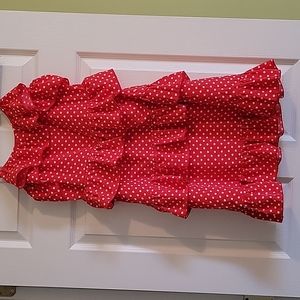 Red and White Polka Dot Dress